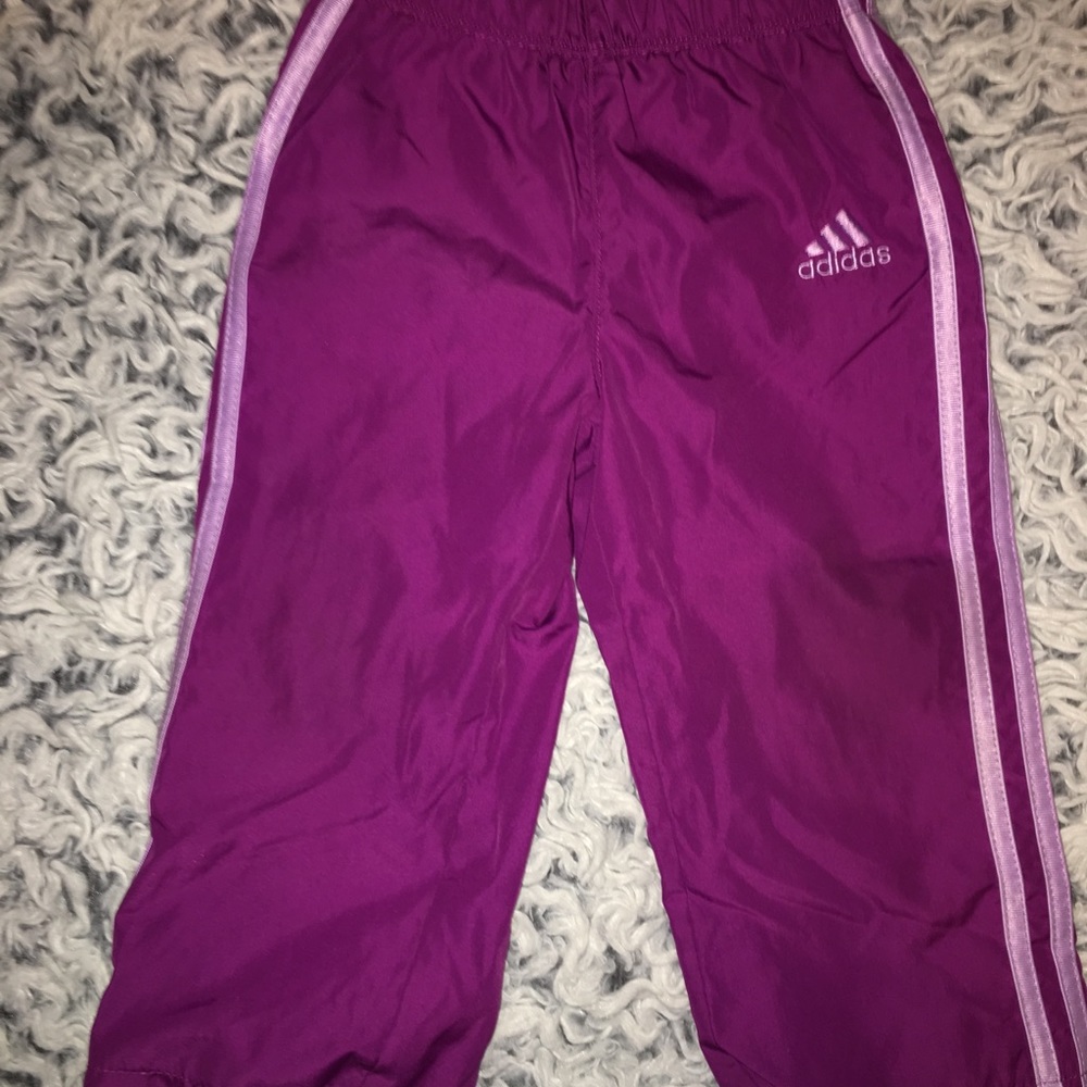 Purple Adidas Sweatpants